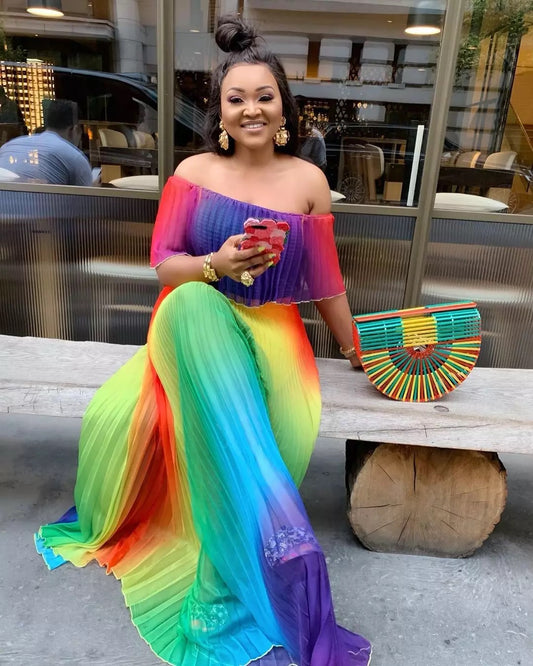 Maxi Rainbow Dress