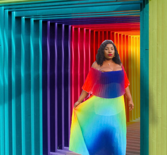 Maxi Rainbow Dress