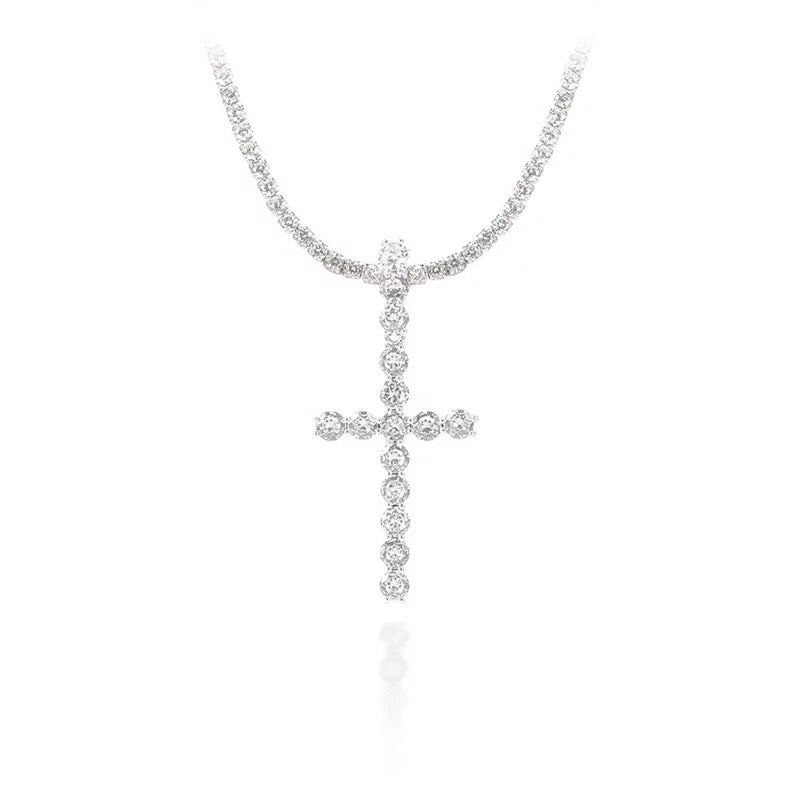 Radiant Faith Cross Pendant Necklace