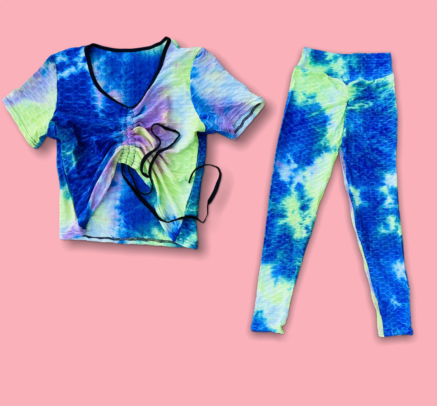 2 pieces set tie dye