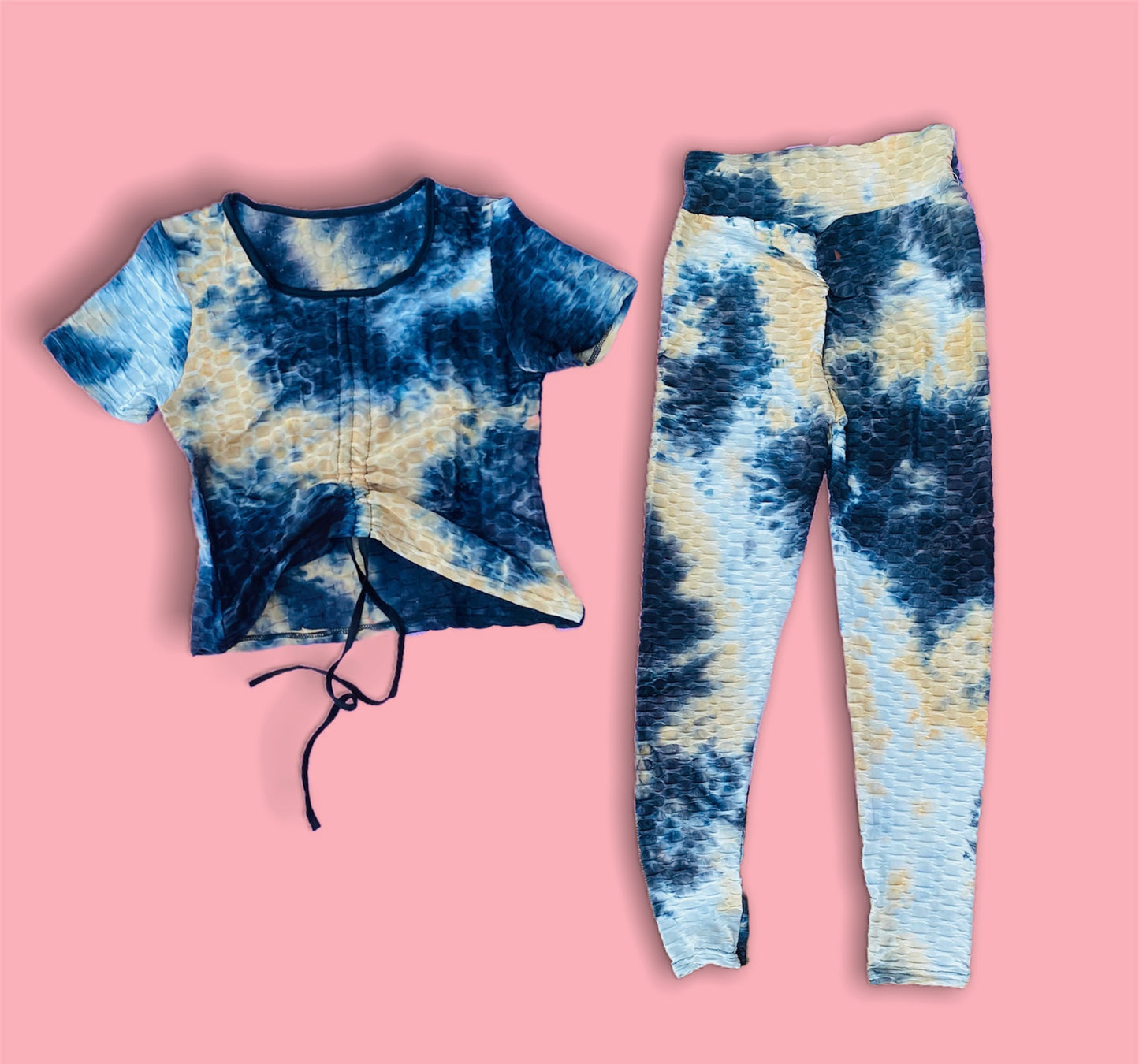 2 pieces set tie dye
