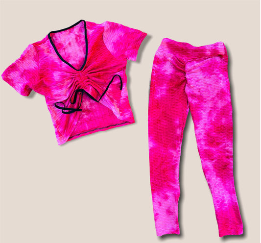 2 pieces set tie dye